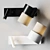 Adjustable Luxe Wall Lamp Set 3D model small image 4