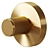 Meraki Brass Door Handle Set 3D model small image 4