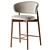 Modern Chic Oleandro Stool Design 3D model small image 2