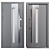 Modern Aluminum Entry Door Nova 023 3D model small image 3