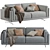 Contemporary Design Cesar 39 Sofa 3D model small image 1