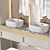 Modern Bathroom Furniture Set 3D model small image 3