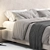 Metis Soft Bed: Contemporary Elegance 3D model small image 5