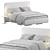 Metis Soft Bed: Contemporary Elegance 3D model small image 6