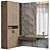 Modular Bathroom Cabinet Set 3D model small image 1