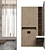 Modular Bathroom Cabinet Set 3D model small image 3