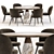 Modern Dining Set Collection | 3D Models 3D model small image 2