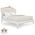Romano Home Handcrafted Baroque Bed 3D model small image 4