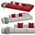 Modular Lemmy Sofa Set 3D model small image 2
