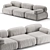 Pebbles 2013 Sofa Vray Render 3D model small image 2