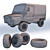 Vintage Off-Road SUV LuAZ 3D model small image 7