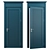 Orto Duo Door: Modern Elegance 3D model small image 3