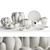 101 Copenhagen Set of 9 Vases 3D model small image 6