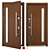 Nova_039 Aluminum Entry Door 3D model small image 1
