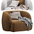 Divan.ru Vienso Beige Armchair 3D Model 3D model small image 1