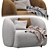 Divan.ru Vienso Beige Armchair 3D Model 3D model small image 2