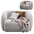 Divan.ru Vienso Beige Armchair 3D Model 3D model small image 4