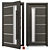 Nova 020 Aluminum Entry Door 3D model small image 1