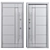 Nova 020 Aluminum Entry Door 3D model small image 4