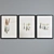 Modern Fish Picture Frame Set 3D model small image 3