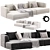 Sophisticated DE PADOVA ALBERESE Sofa 3D model small image 2