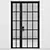 Modern Aluminium Entrance Door Model 3D model small image 2