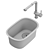 Ruvati Parmi Stainless Steel Sink 3D model small image 7