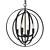 Elegant Canarm Chandelier Light Fixture 3D model small image 1