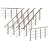 Stainless Steel Stair Railing Kit 3D model small image 2