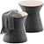 Modern Clessidra Pouf by Bonaldo 3D model small image 1