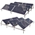 Solar Panels Kit on Metal Frame 3D model small image 1