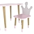 Dimdom Kids 3-Piece Children's Table and Chairs Set 3D model small image 6