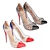 Red & Blue PVC Heeled Duo 3D model small image 1