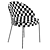 Eamy Light Grey Chair 3D model small image 3
