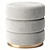 Versatile Eddy Pouf in 4 Colors 3D model small image 2