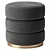 Versatile Eddy Pouf in 4 Colors 3D model small image 3