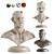 Hand-Carved Comic Character Sculptures 3D model small image 1