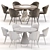 Luxury Dining Set Collection: 3D Model Kit 3D model small image 4