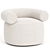 Plush Comfort Armchair 3D Model 3D model small image 1