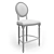 Handcrafted Bar Stool Milano 3D model small image 3