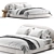 Modern Classic Prila Bed 2013 3D model small image 2