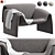 Le Club Armchair: Modern Design Comfort 3D model small image 2