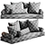  Modern Lounge Cushion Set 3D model small image 3