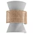  Rattan Accent Wall Sconce 3D model small image 1