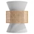  Rattan Accent Wall Sconce 3D model small image 2