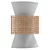  Rattan Accent Wall Sconce 3D model small image 4