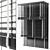 Handcrafted Wooden Blinds Set 04 3D model small image 1