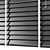 Handcrafted Wooden Blinds Set 04 3D model small image 5