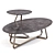 Alef Coffee Side Table Set 3D model small image 1