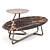 Alef Coffee Side Table Set 3D model small image 2
